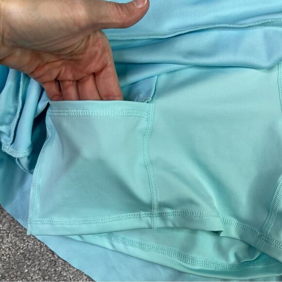 Greg Norman Crossover Flounce Pull On Skort Women’s Large Blue Golf Tennis - Picture 4 of 14